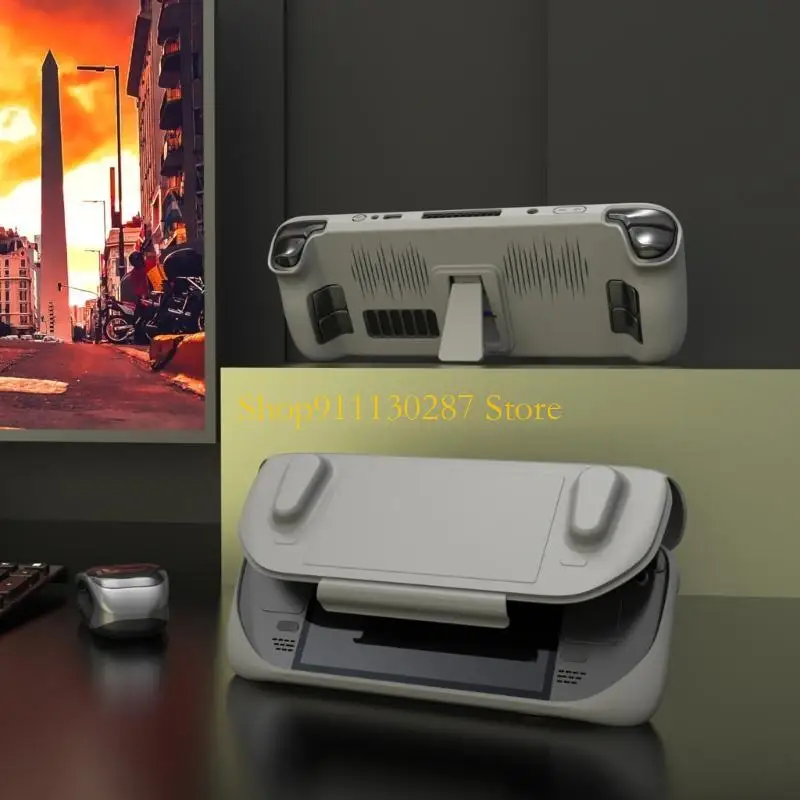 Carcasa protectora J1HC para Steam-Deck, carcasa TPU a prueba golpes para consola juegos - imagen 5