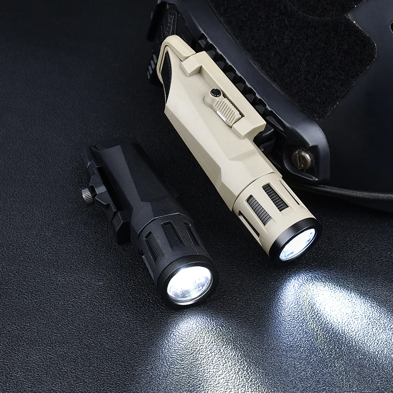 Linterna Táctica APL-C Mini WADSN - Luz LED Blanca/Nylon - Linterna Scout APL WML para Caza - Modos Continuo/Estroboscópico - Compatible con Riel 20mm - imagen 4