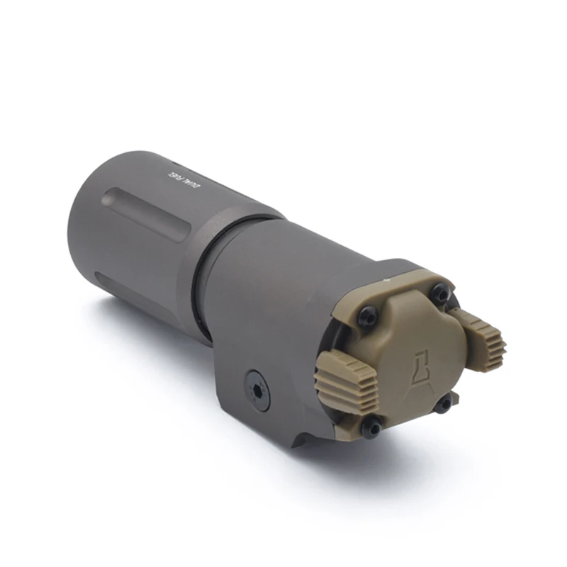 Modlit-linterna táctica OKW de doble cabezal, Luz LED de alta potencia de Metal, compatible con riel de pistola, Airsoft, lámpara de arma de caza, 18350 - imagen 5