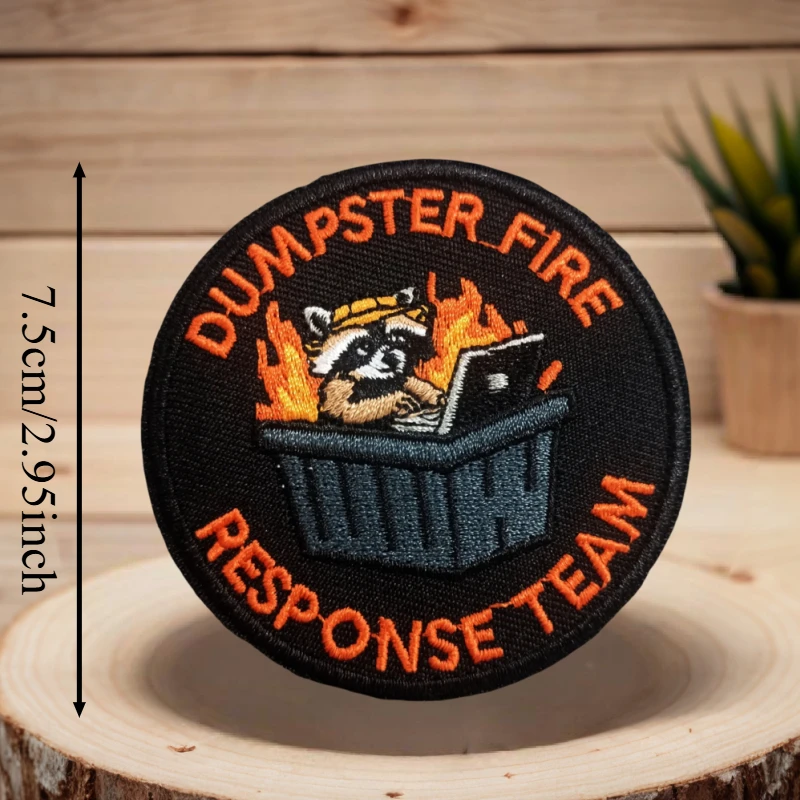 Parche bordado de gato astronauta, chaleco táctico de fuego, insignia de moral con gancho y bucle, pegatinas para mochila, parches para brazalete para ropa - imagen 5