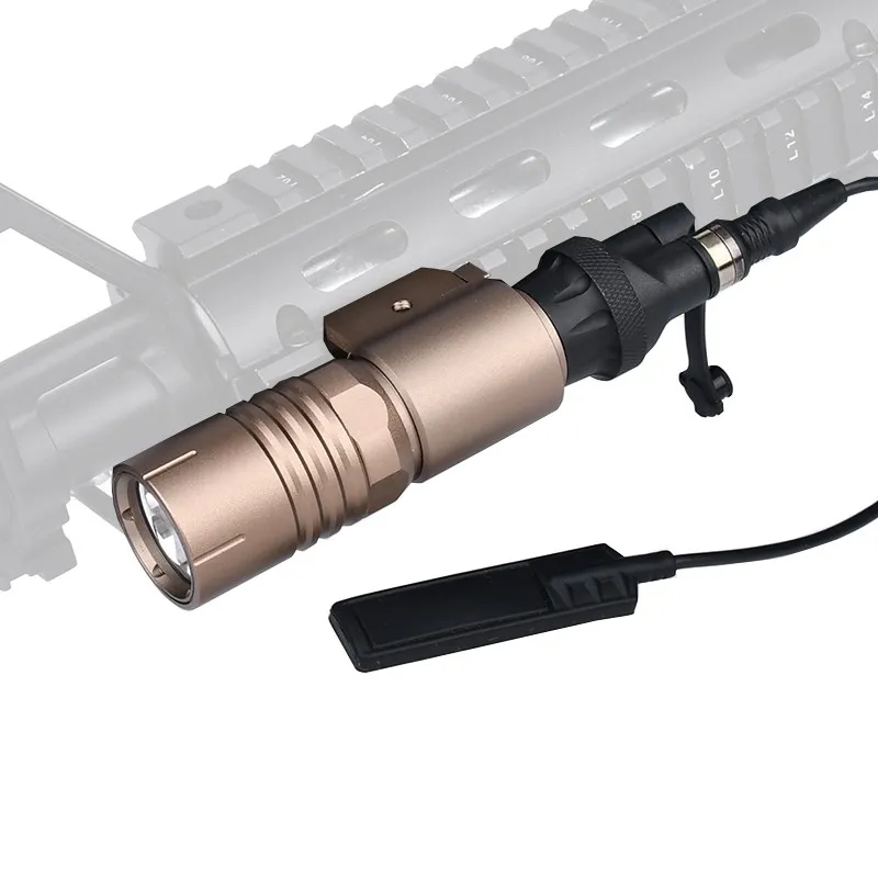 Wadsn-linterna táctica de PDW350-PLHv2, foco de arma de caza de 1000 lúmenes, interruptor de presión Dual, accesorio de pistola, compatible con riel de 20mm - imagen 3