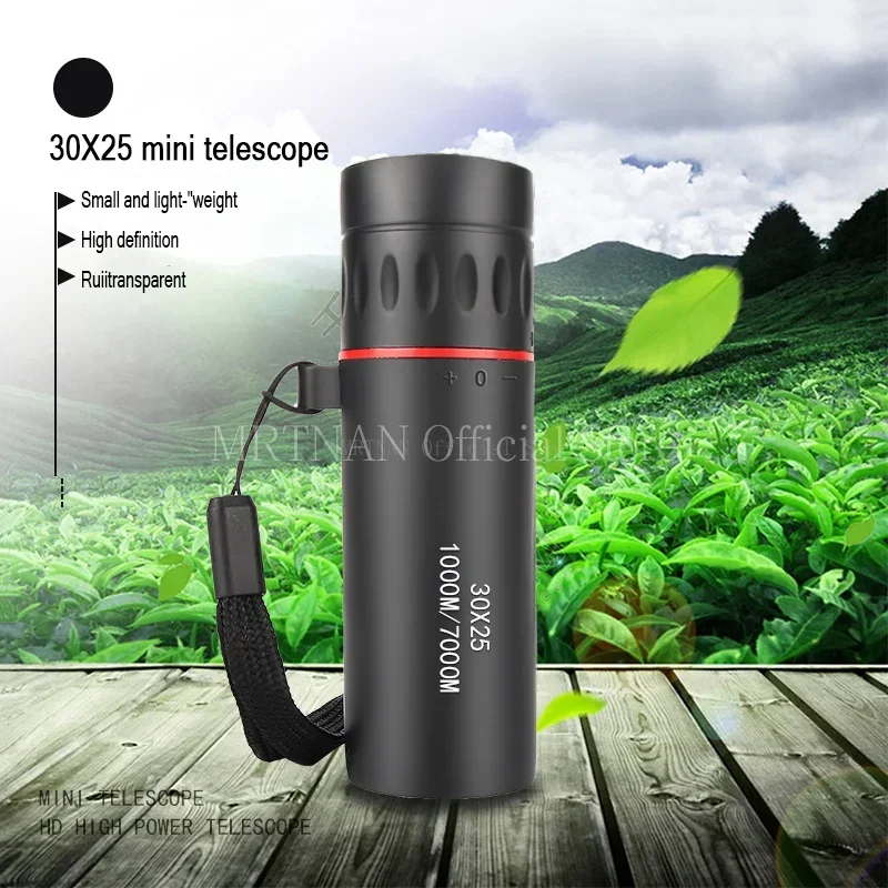 Monocular telescopio de bolsillo con zoom óptico para aire libre - imagen 4