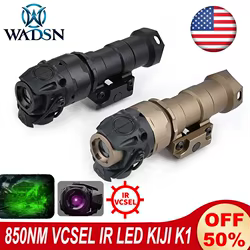 WADSN KIJI K1 850NM VCSEL Scout Light iluminación IR Weapo n Light KIJI lámpara infrarroja versión mejorada linterna de caza Metal