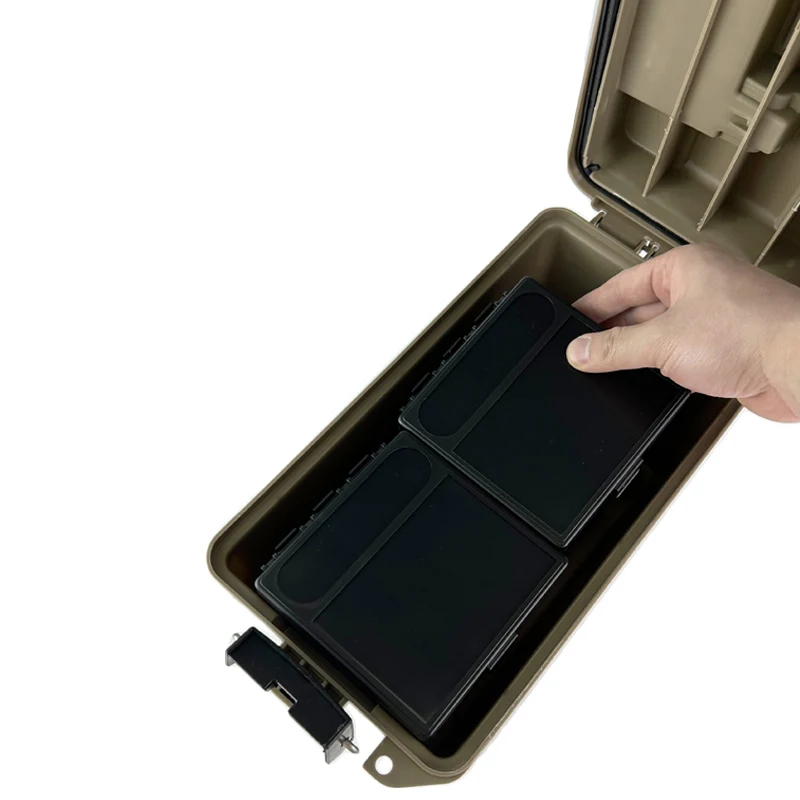 Caja de munición táctica combinada a granel, caja de almacenamiento de munición de gran capacidad para 9mm/.223/5.56/12/20GA/.38 Super /7.62 × 39mm, accesorios de caza - imagen 2
