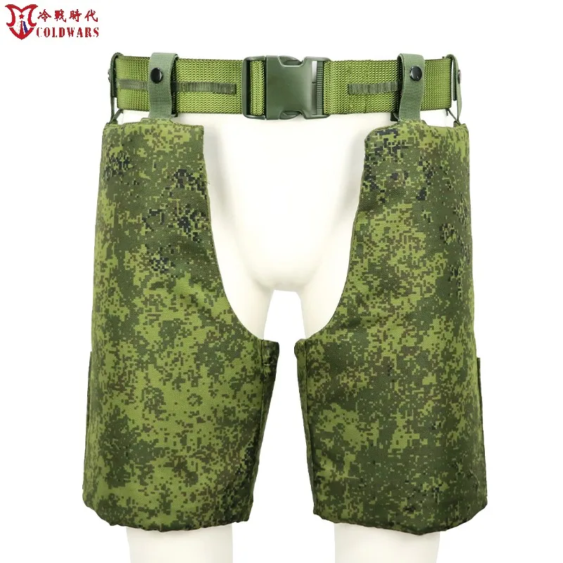 Máscara protectora táctica rusa pública 6b49, máscara de protección facial/protección de piernas, protección de piernas pequeño hombre verde EMR - imagen 5