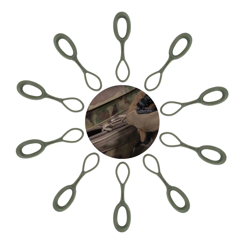 5/10 PCS Reemplazo de tirador de cremallera, pestaña para mochila, chaquetas, pantalones, botas, abrigos, equipaje