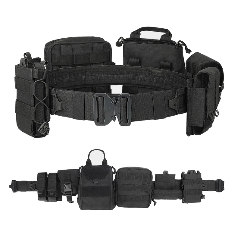 Cinturón táctico Yakeda Gear – Portapistas MOLLE para uso policial