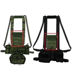 Panel frontal táctico MK3 MK4, chaleco MOLLE, plataforma de aparejo de pecho para chaleco JPC D3 MFC, placa de liberación rápida, accesorios de caza Airsoft
