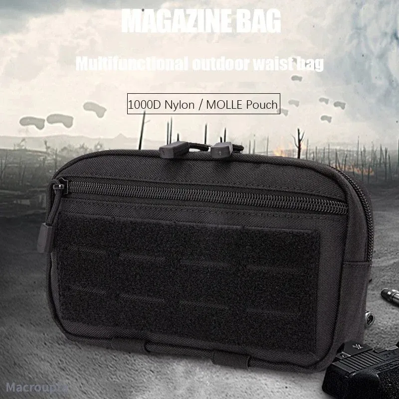 Bolsa táctica Molle EDC, botiquín de primeros auxilios, bolsa para deportes al aire libre, riñonera Molle, bolsas de herramientas de utilidad EMT de emergencia, bolsas de caza - imagen 4