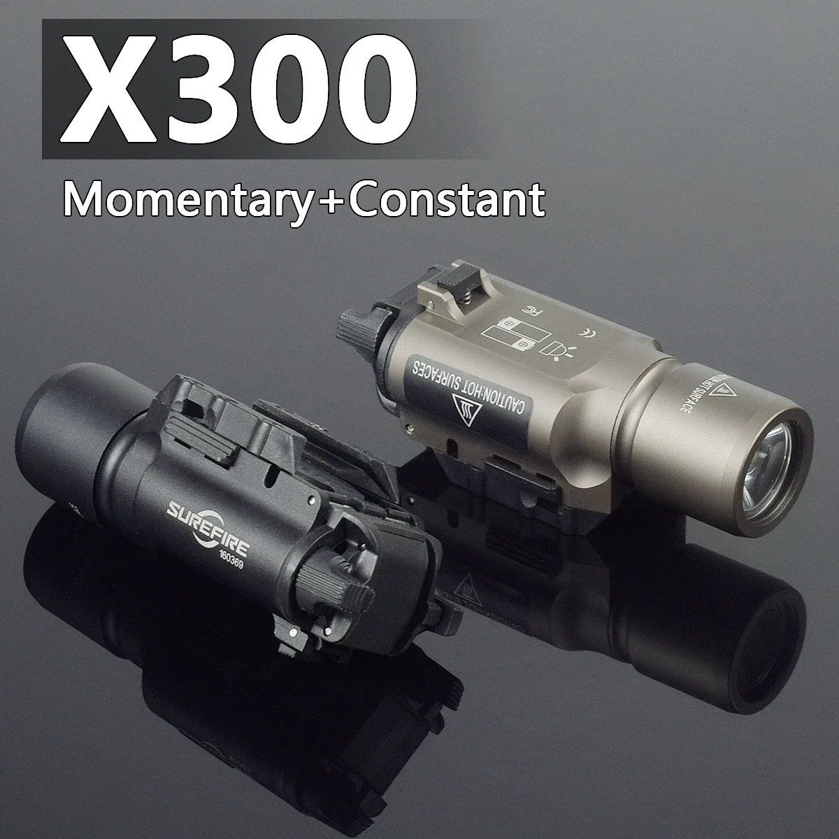 Surefire-linterna táctica X300 Ultra X300U X300V IR, interruptor remoto de doble función, luz de caza, Control momentáneo constante - imagen 3