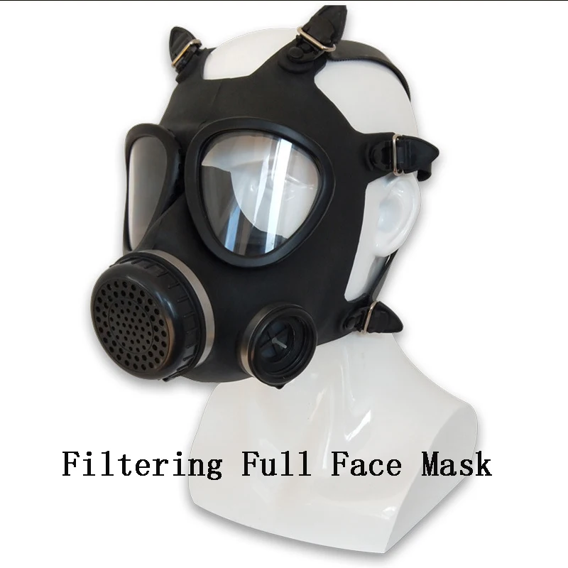 Mascarilla de Gas con protección contra formaldehído, máscara Industrial de pintura en aerosol, química, gran campo de visión, respirador protector - imagen 4