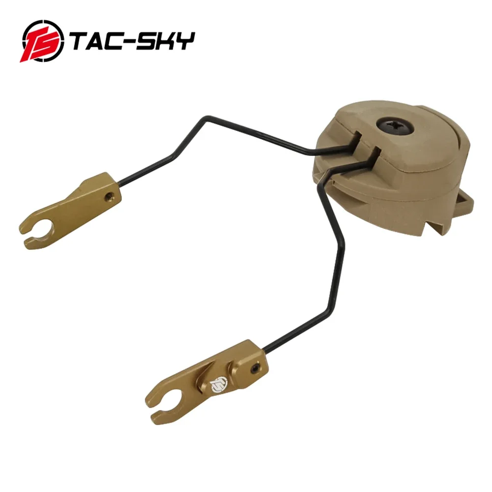 TS TAC-SKY casco táctico adaptador de riel de arco soporte de auriculares para auriculares de tiro táctico MSA SORDIN - imagen 5