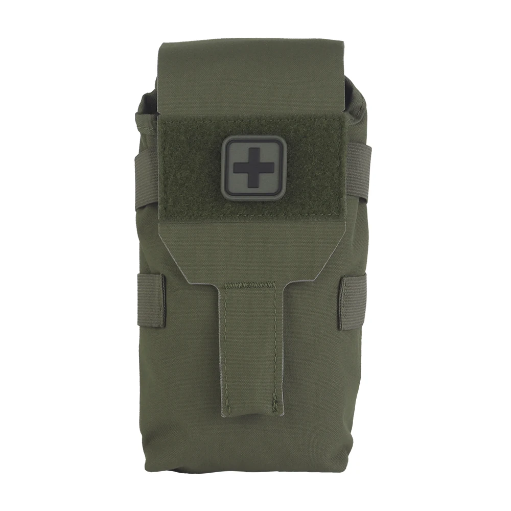 Bolsa táctica para traumatismos MOLLE Vertical de liberación rápida para exteriores, caza, Camping, supervivencia, herramientas médicas de emergencia, bolsa IFAK de almacenamiento - imagen 2