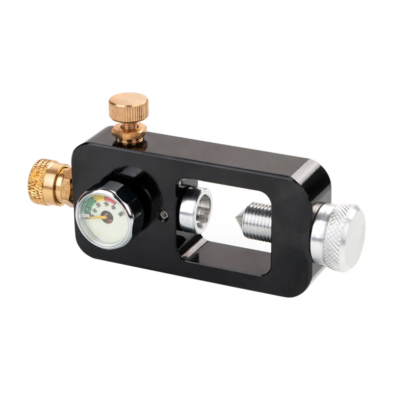 Válvula de inflado de cabeza de cesta de flores, cilindro de oxígeno de buceo con manómetro, manguera, accesorios de buceo al aire libre - imagen 5