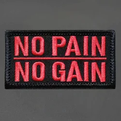 Parche bordado táctico sin dolor y sin ganancia, chaleco táctico, insignia de moral con gancho y bucle, pegatinas para mochila, parches para brazalete para ropa