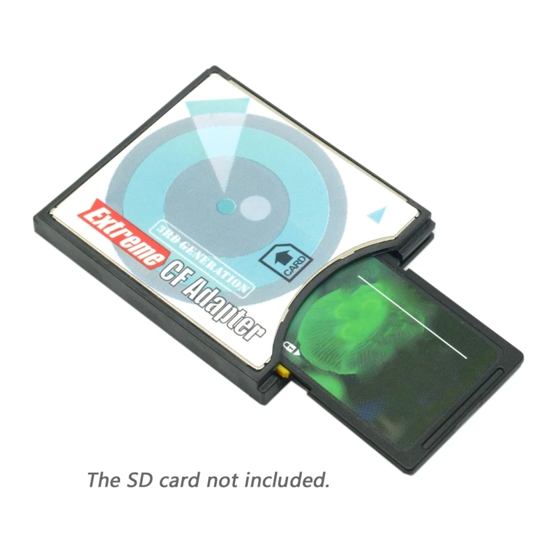 Extreme CF para adaptador MMC a Flash compacto tipo II funda de lector para-DSLC P Dropship - imagen 4