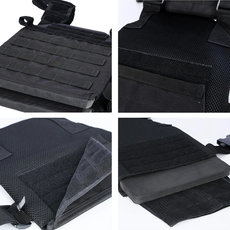 LQARMY Chaleco ponderado para hombres y mujeres Chalecos de peso Entrenamiento de fuerza y resistencia ajustable Fitness Correr táctico - imagen 5