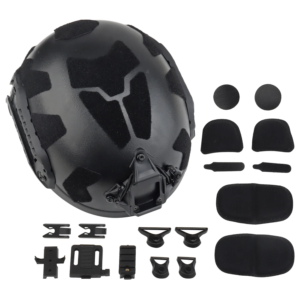 Casco táctico ligero para Paintball CS Wargame Airsoft, versión protectora completa SF, corte súper alto - imagen 5