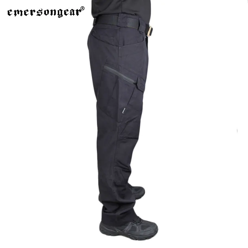 Emersongear Pantalones tácticos Hombres Pantalones cargo Deportes al aire libre Senderismo Caza Camping Ciclismo Viajes Pesca Negro - imagen 2