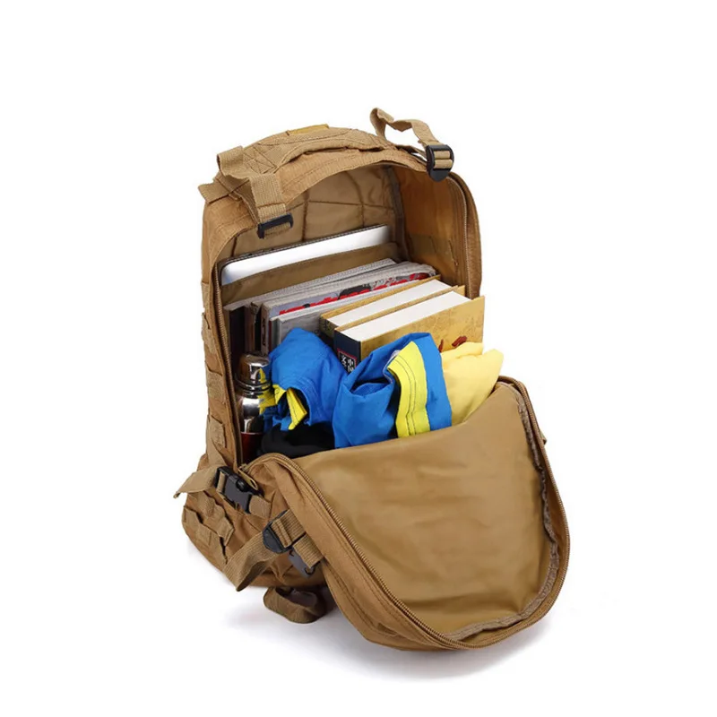 Mochila impermeable para deportes al aire libre, 40L, camuflaje, caza, pesca, resistente al desgaste, senderismo, viaje, montañismo - imagen 4