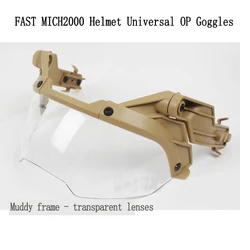 gafas tácticas antiblast antivuelco con rail Picatinny