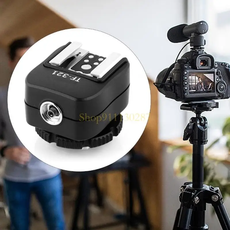 J1HC TF321 Sync zapatillas acceso intermitente con puerto PC para accesorios cámara DSLR - imagen 3