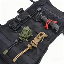 UTX MOLLE Clip Extensible para Escalada y Camping al Aire Libre