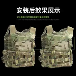 UTX Película protectora táctica camuflaje hebillas – Pegatina resistente