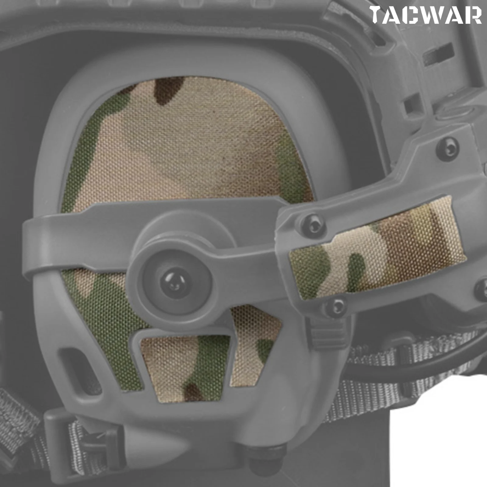 Pegatinas de camuflaje para auriculares tácticos para Ops Core AMP, orejeras de protección auditiva de camuflaje, accesorios para tiro de caza