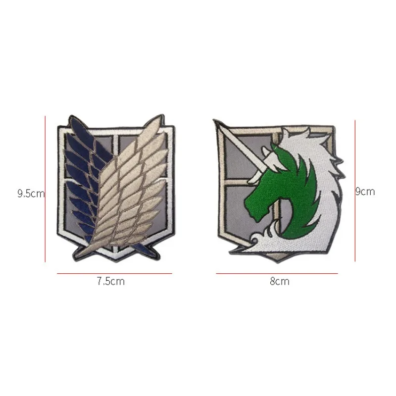 Parche cosplay Attack on Titan Wings of Freedom bordado de velcro - imagen 5