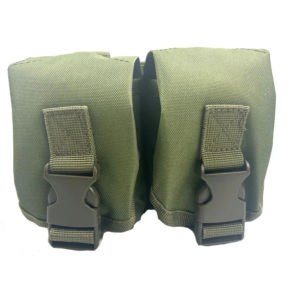 Sistema Molle, perfecto para cinturón universal, mochila o chaleco, bolsa Molle Grenada, accesorios tácticos de caza, trovão de doble equipo