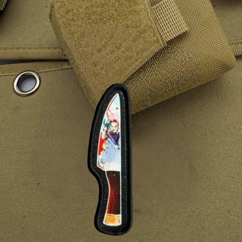 Parche de impresión "Yuno Gasai", chaleco táctico, gancho y bucle, sombrero, insignia de moral, mochila, pegatinas decorativas, parches para brazalete para ropa - imagen 4