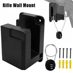 Soporte de pared para Rifle, estante de exhibición seguro para pistola, soporte para Rifle, soporte de exhibición seguro para pistola con cerradura para Rifle AR15, accesorios para pistola de caza