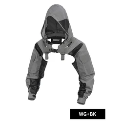 DMgear Abrigo táctico con capucha transpirable para aire libre