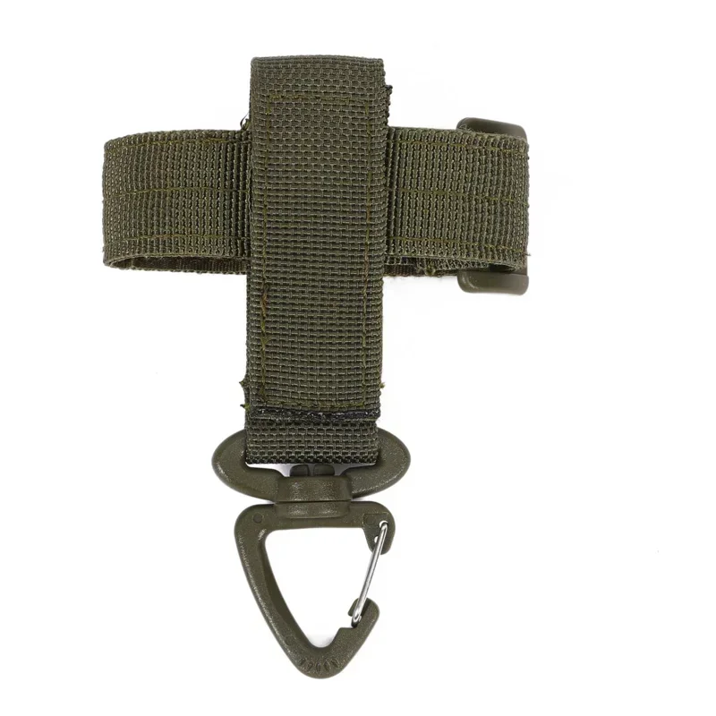 Guantes de caza multiusos, gancho de almacenamiento, Clip de seguridad, guantes de nailon para exteriores, cuerda de escalada, correa con hebilla colgante antipérdida - imagen 3