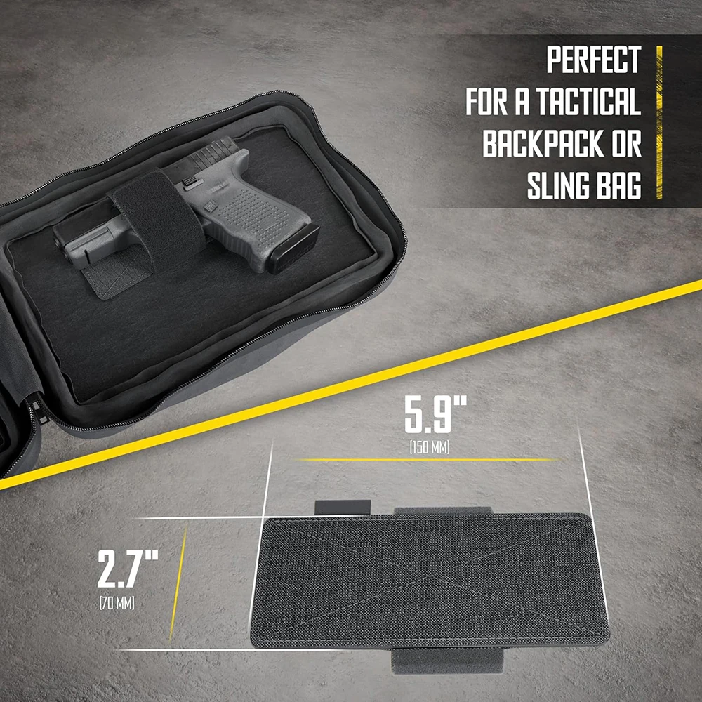 Funda de pistola Universal para transporte oculto, funda de pistola, almacenamiento de pistola, soporte de transporte oculto para riñonera, mochila - imagen 3