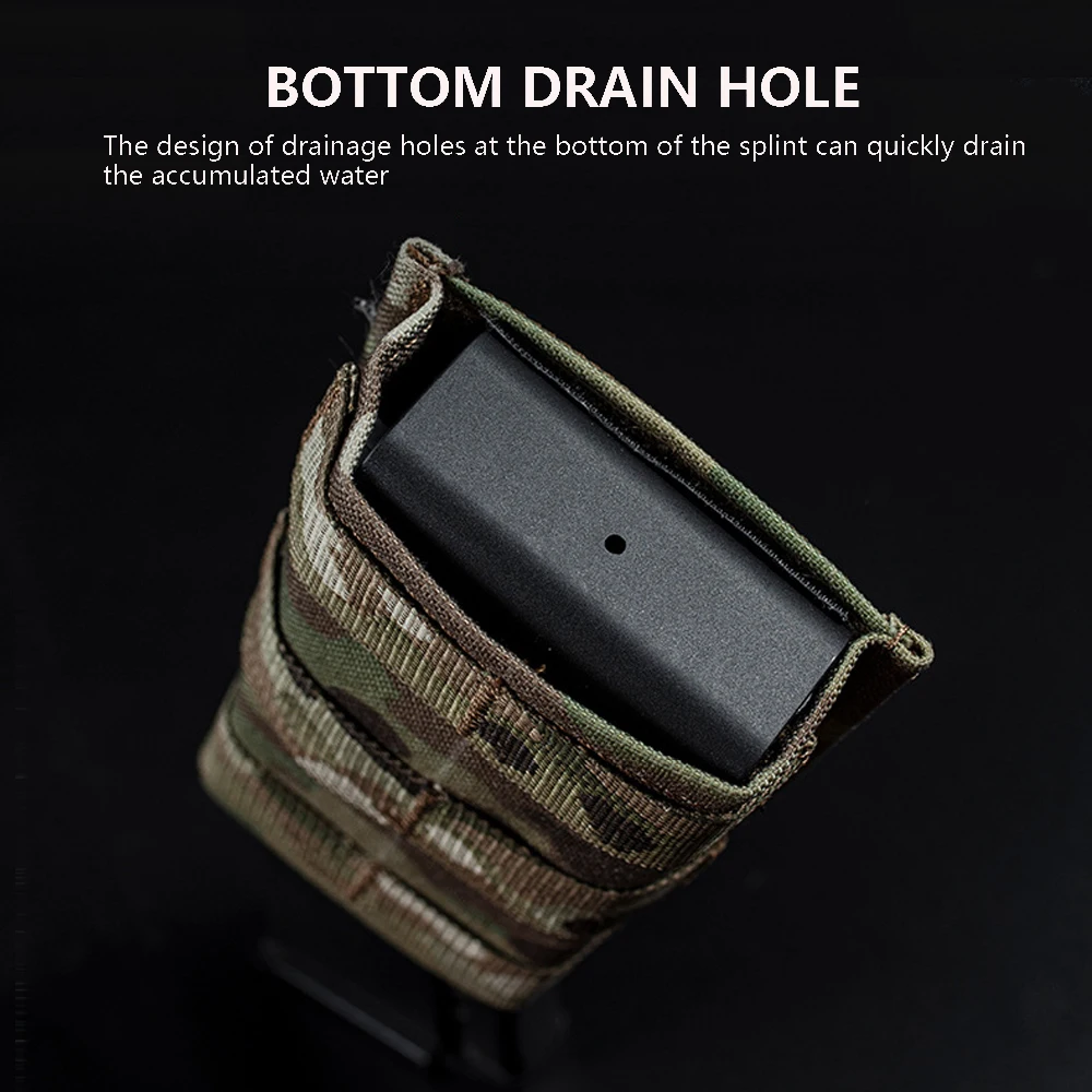 Nueva bolsa FAST 7.62 & AK Single Mag, bolsa táctica para revistas, sistema MOLLE, funda para cinturón M4 AK, bolsas para caza Airsoft - imagen 2