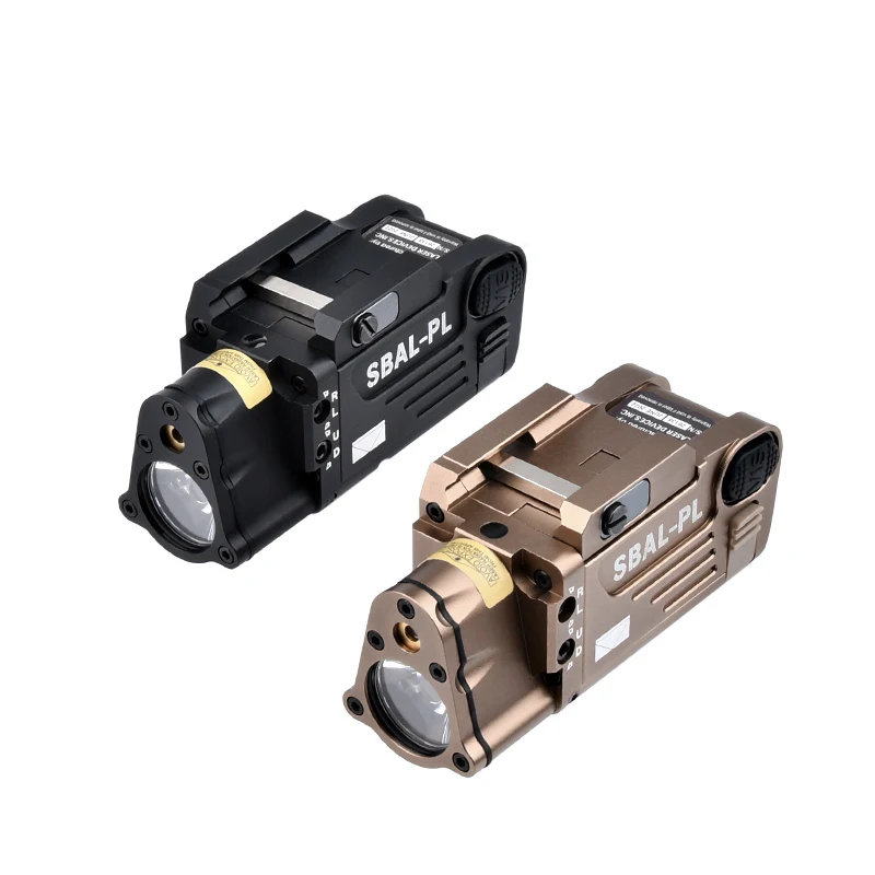 Luz de pistola táctica CNC acabada para SBAL-PL, Combo de luz láser roja y verde, luz de pistola constante y estroboscópica CZ 75 DBAL para caza - imagen 4