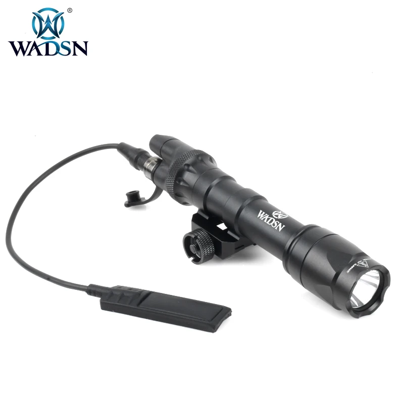 Linterna táctica para deportes al aire libre, luz Led fuerte, cable controlado, cola de ratón, equipo de iluminación, M600C - imagen 4