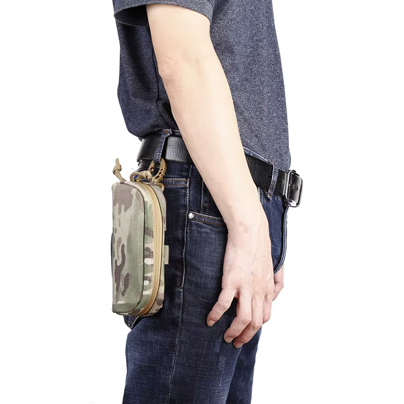 Estuche para gafas MOLLE de nailon 1000D, estuche protector para gafas de caza a prueba de golpes, estuche portátil para gafas de sol al aire libre - imagen 4