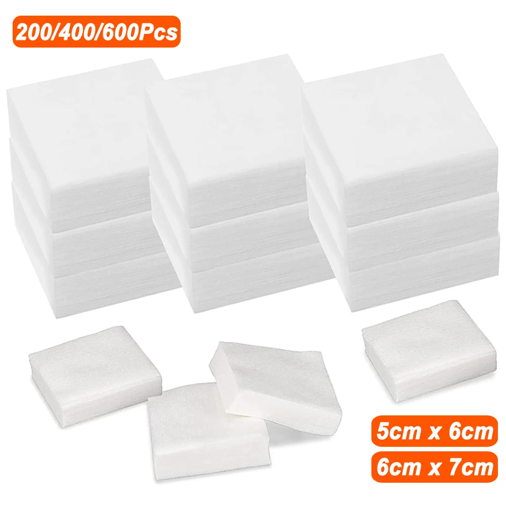 200/400/600 Uds parches de limpieza de pistola Rifle paño limpio pistola herramienta de limpieza de pistola altamente absorción de agua algodón