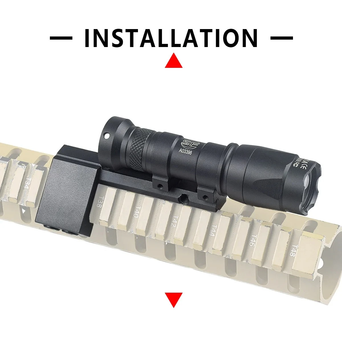 Linterna táctica Surefire M300 – Montaje MLOK y Keymod incluido - imagen 5
