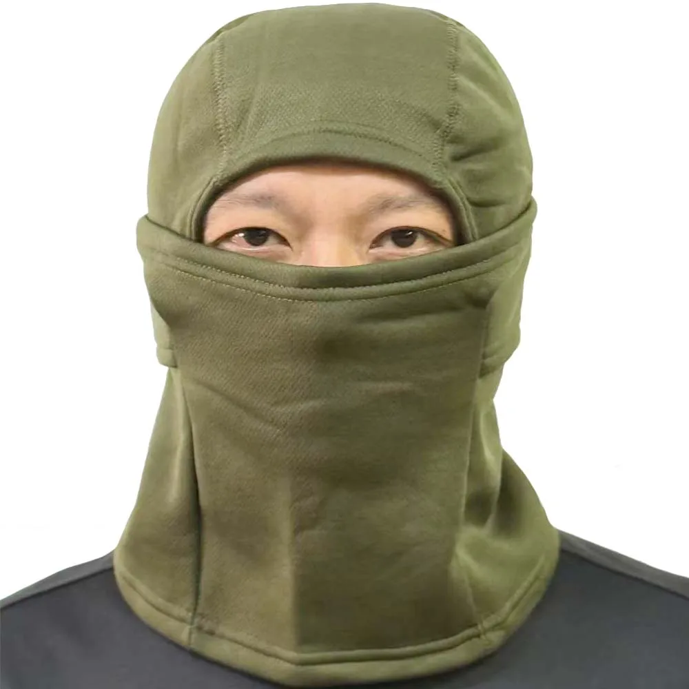 Pasamontañas térmico de invierno para hombre, máscara facial cálida para motociclismo y esquí, equipo esencial para exteriores para clima frío