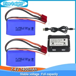 Batería LiPo con conector T para coches RC WLtoys compatible