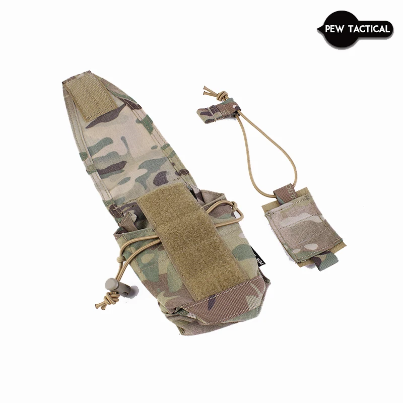 Pew-bolsa táctica 5,56/7,62/MBITR Airsoft, bolsa de un solo Mag, bolsa táctica para revistas, nailon, Camuflaje, caza, Militar - imagen 4