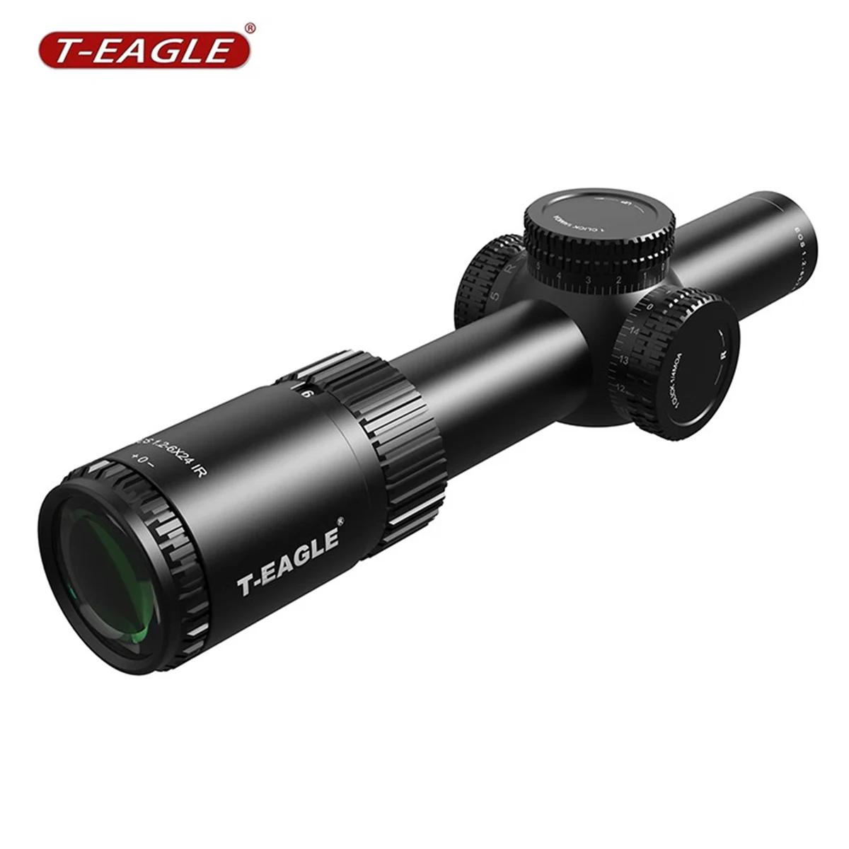 T-EAGLE EOS 1,2-6 X24IR mira telescópica óptica de disparo de precisión colimador pistola de aire PCP mira para 11/20mm - imagen 3