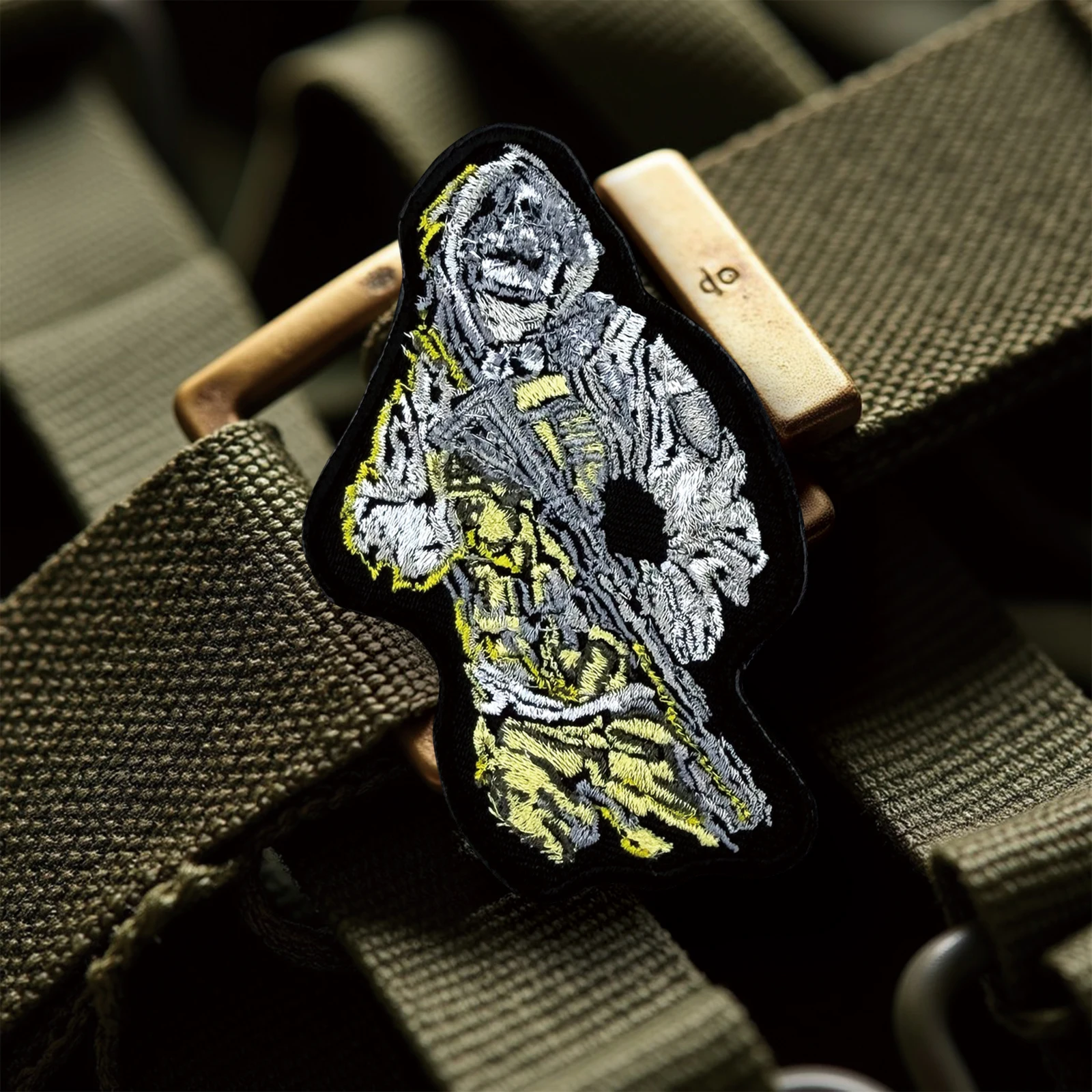 Parche de Velcros con símbolo de cinta de St George, insignia bordada con cierre de gancho y bucle divertido para mochila táctica Molle, chaqueta - imagen 4