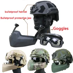 Casco táctico ligero para exteriores con protección balística