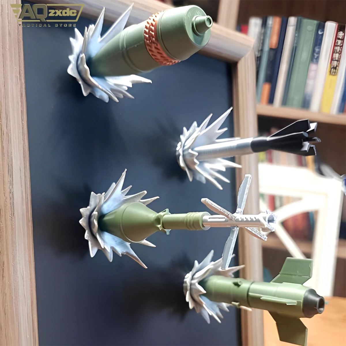 AQzxdc-arma antitanque, imán para refrigerador, ventilador militar, impresión 3d, flecha roja, proyección perforadora, regalo de montaje Rpg - imagen 2