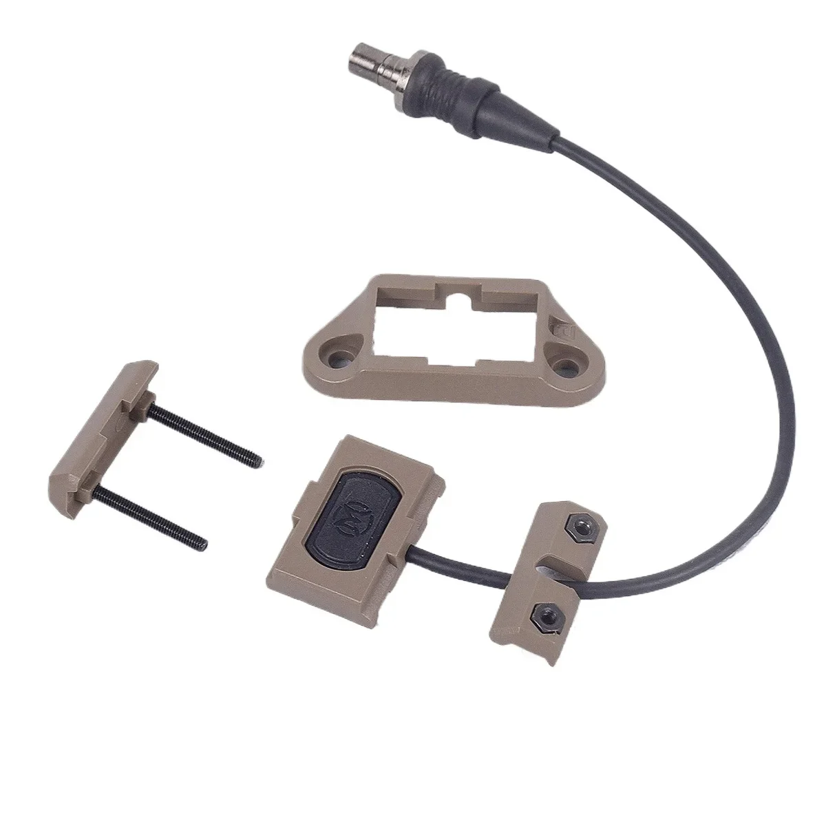 Táctico SureFire M300 M600 M Lok Keymod 20mm Rail Rifle Airsoft Scout LED botón de luz interruptor de presión remota arma linterna - imagen 4